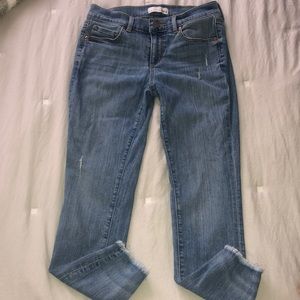 Loft Cropped Skinny Jeans